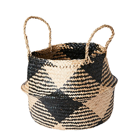 Collect Basket  | Black& Natural