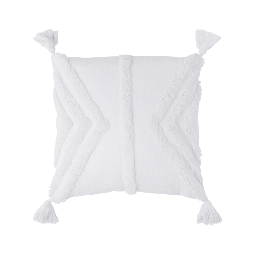 Amal Cushion Cover | Crisp/white