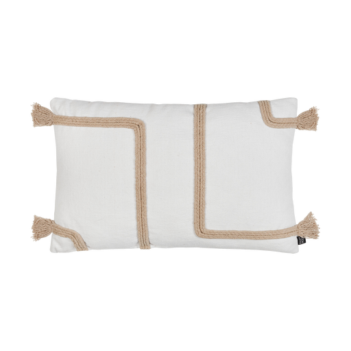 Viale Cushion Cover | White/Beige