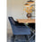 Harbo dining chair | Blue velvet