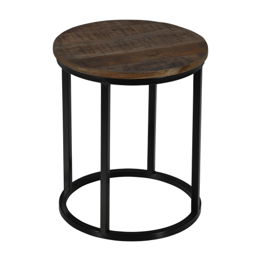Geo round side table