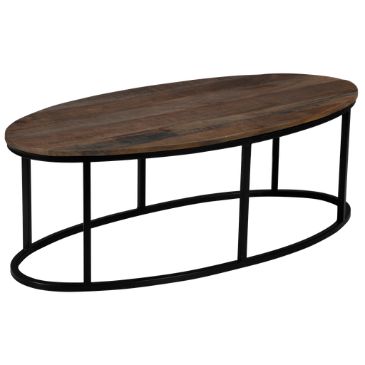 Geo oval coffee table