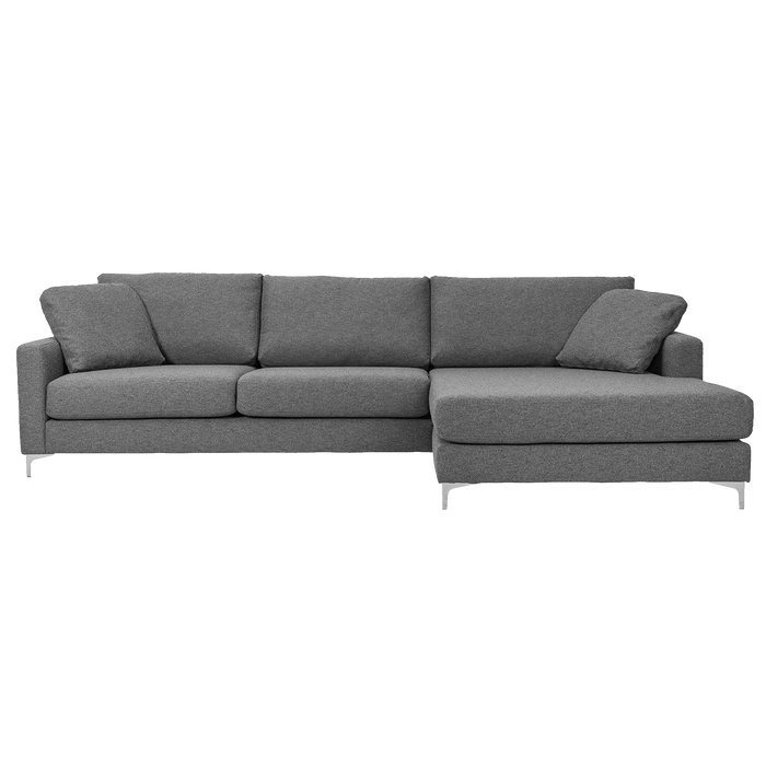 Delta Sofa with Chaise Right | Grey