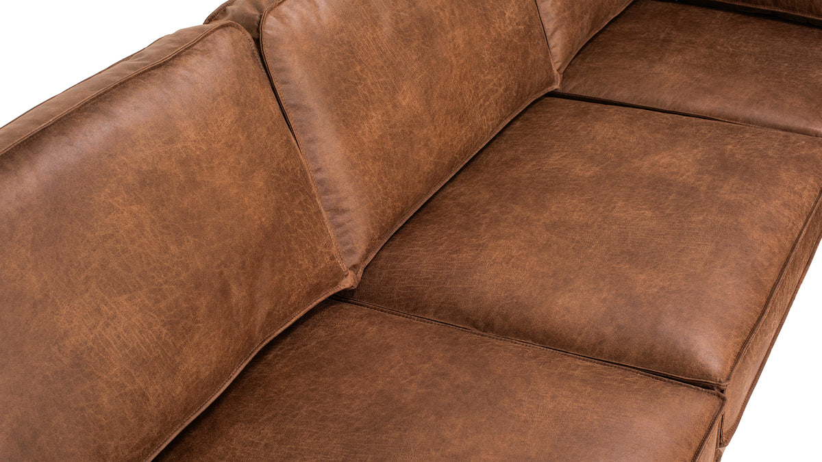 Pinto L sofa Right Chaise | Brandy