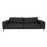 Taxton Sofa 3 Seater | Black, Leather