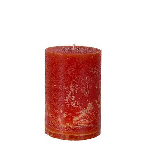 Côté Nord Pillar Candle | Red