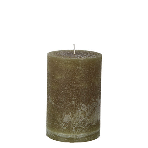 Côté Nord Pillar Candle | Moss Green