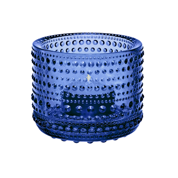 Iittala Kastehelmi Candle Holder | Ultramarine Blue