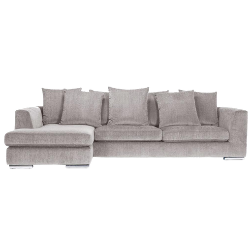 Paso Doble Night Sofa with Chaise Left | Light Grey
