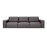 Imagination Leather 3 Seater Sofa | Black