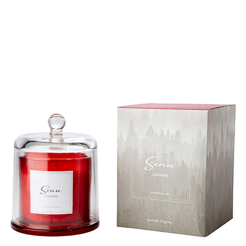 Wild scented candle with bell jar | Cashmere