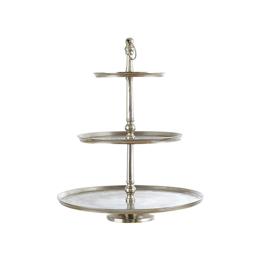 Carter Cake Stand 3 Levels | Silver