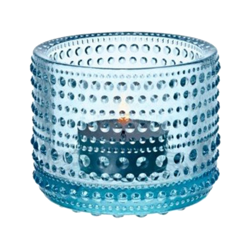 Iittala Kastehelmi Candle Holder |  Light Blue