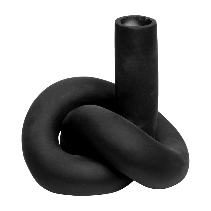 Snuggle Candle holder | Black