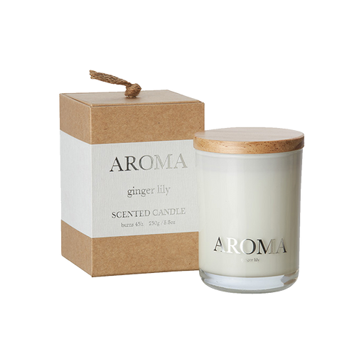 AROMA SCENTED CANDLE | GINGER & LILY