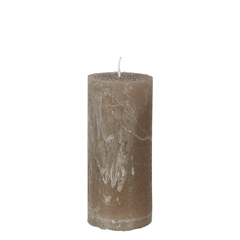 Cote Nord Pillar Candle | Quarts Grey