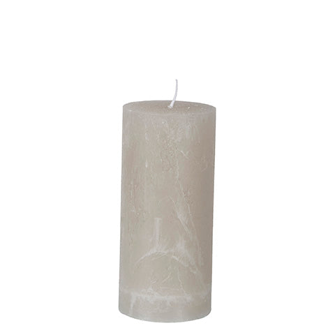 Cote Nord Pillar Candle | Light Grey