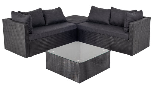 Bermuda set sofa and table | Black