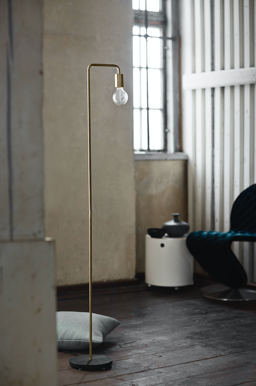 Cool Floor Lamp | Matt Brass