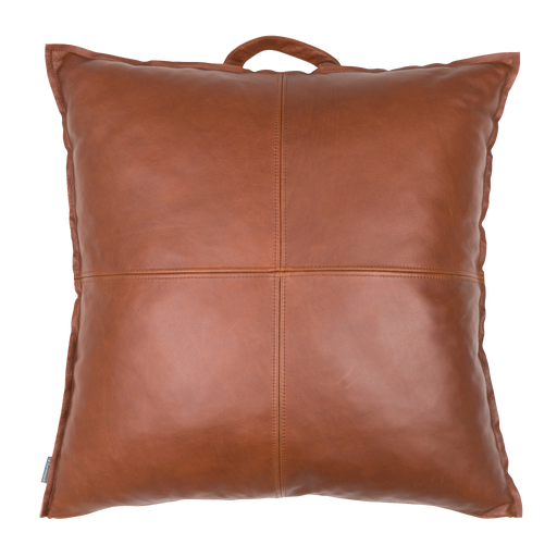 Boston Floor Cushion | Cognac, Leather