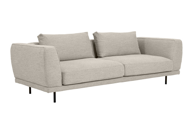 Amaya Sofa 3 Seater | Chanel Grey
