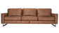 Pinto sofa 4 seaters | Kentucky cognac