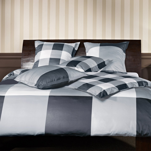 Mistral Home Duvet Cover & Pillowcase Set | Charcoal Pattern