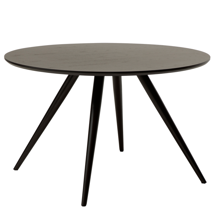 Eclipse round table I black wood