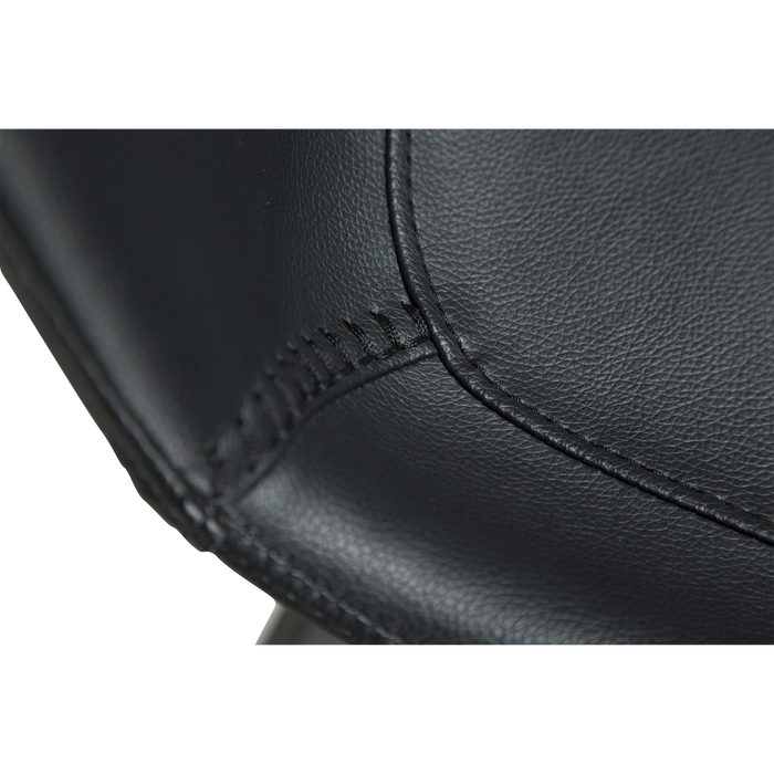 HYPE barstool | vintage black leather