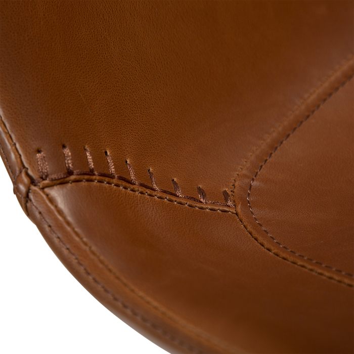 HYPE barstool | Light brown vintage leather