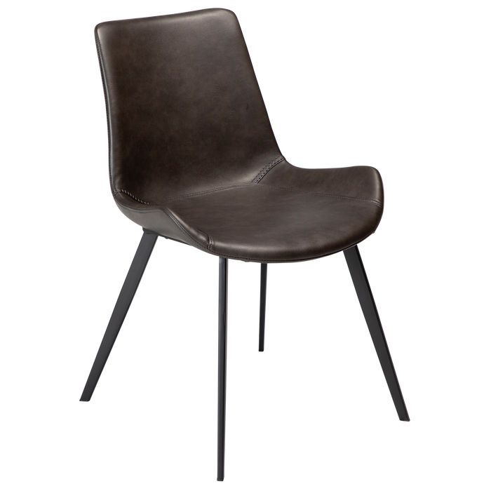 HYPE chair | Vintage gray leather