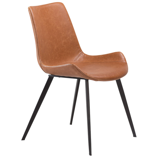 HYPE chair | Light brown leather