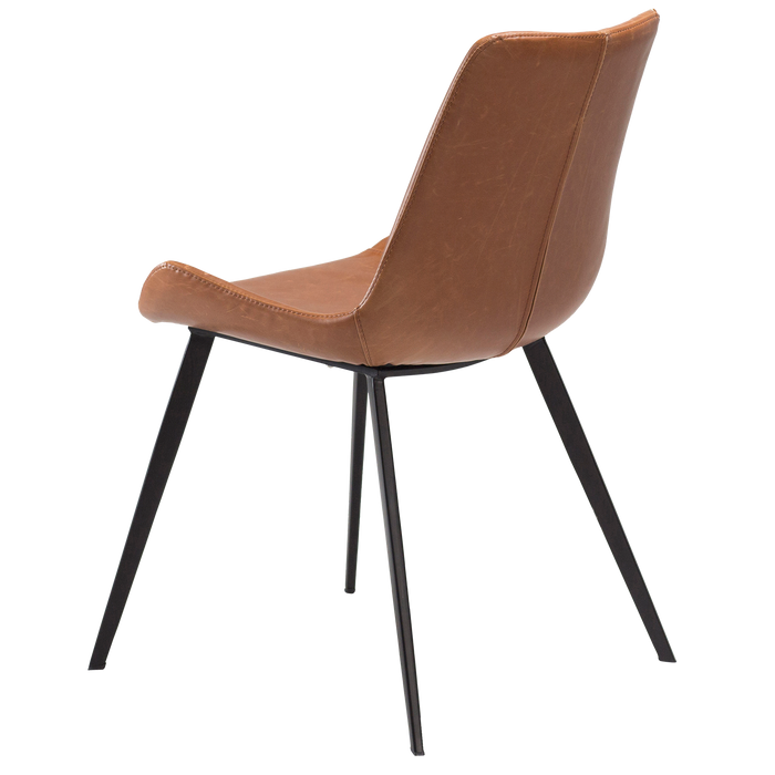 HYPE chair | Light brown leather