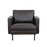 Mondial Chair | Black Leather