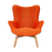 Twist Chair | Fiesta Orange, Grey